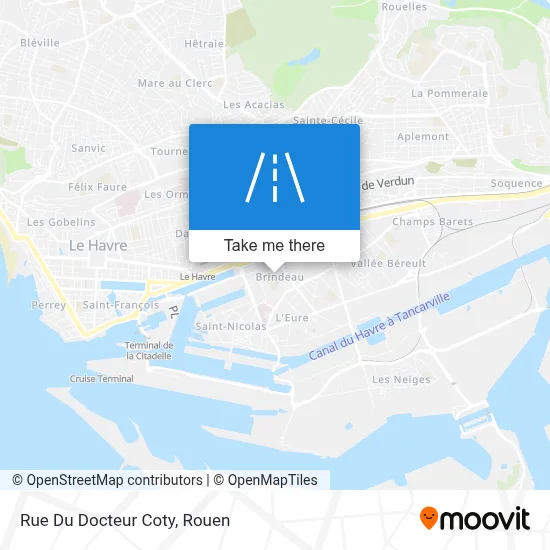 Rue Du Docteur Coty map