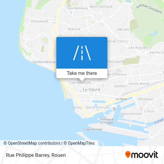 Rue Philippe Barrey map