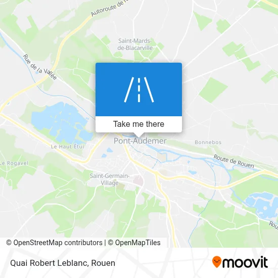 Quai Robert Leblanc map