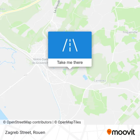 Rue De Zagreb map