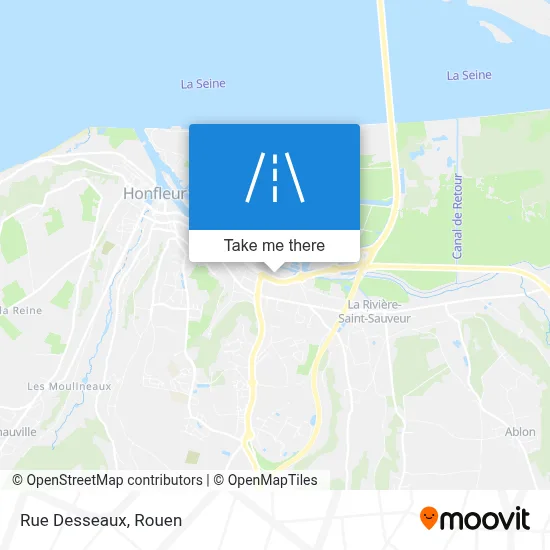 Rue Desseaux map