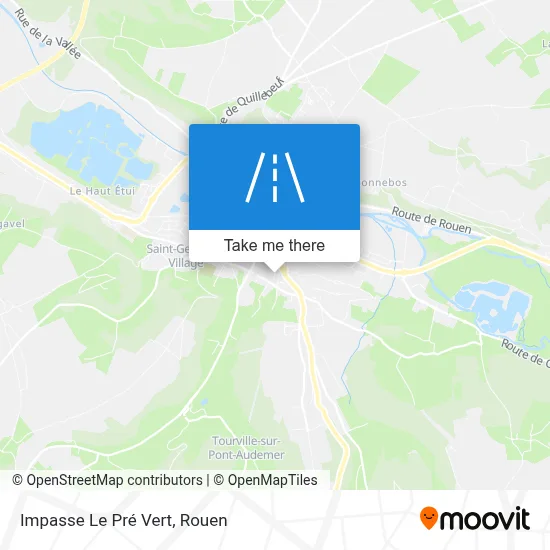 Impasse Le Pré Vert map