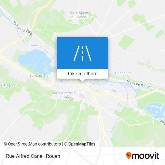 Rue Alfred Canel map