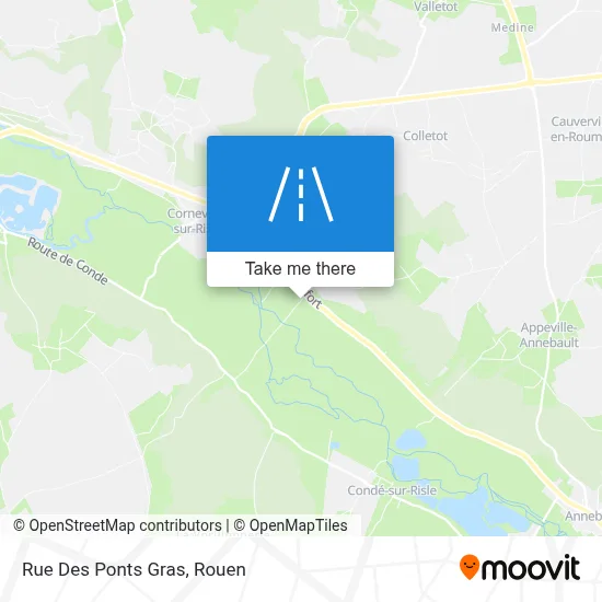 Rue Des Ponts Gras map