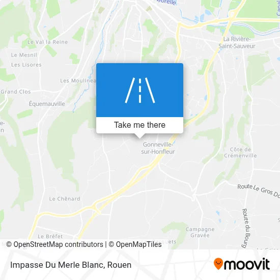Impasse Du Merle Blanc map
