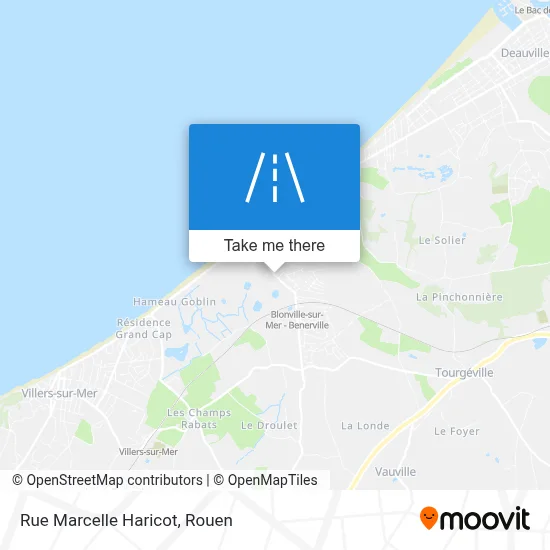 Rue Marcelle Haricot map