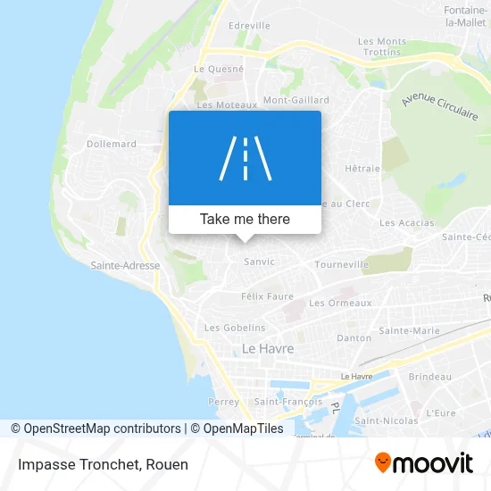 Impasse Tronchet map