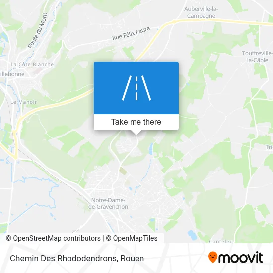 Chemin Des Rhododendrons map