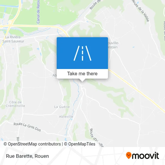 Rue Barette map