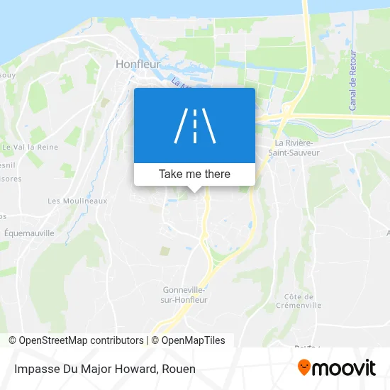 Impasse Du Major Howard map