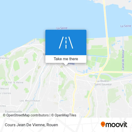 Cours Jean De Vienne map
