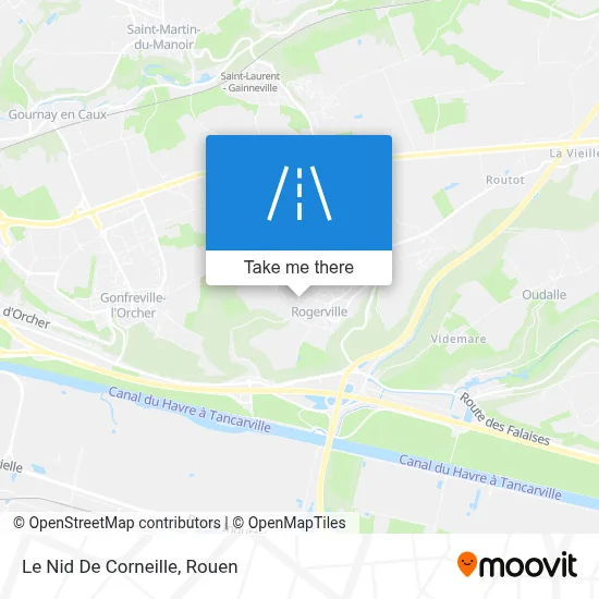 Le Nid De Corneille map