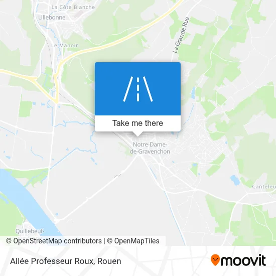 Allée Professeur Roux map