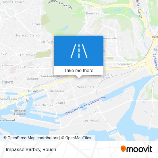 Impasse Barbey map