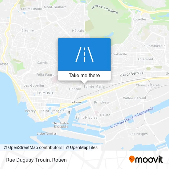Rue Duguay-Trouin map