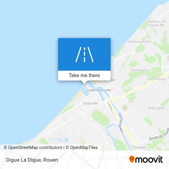 Digue La Digue map