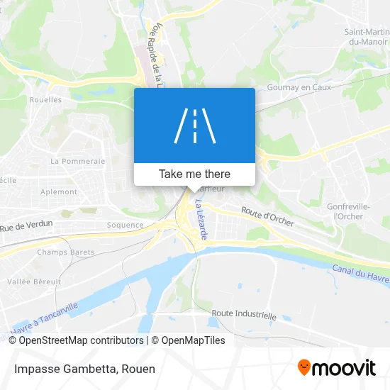 Impasse Gambetta map