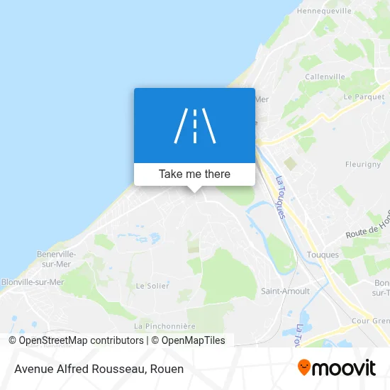 Avenue Alfred Rousseau map