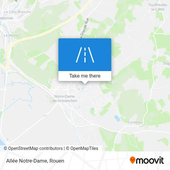 Allée Notre-Dame map