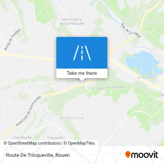 Route De Tricqueville map