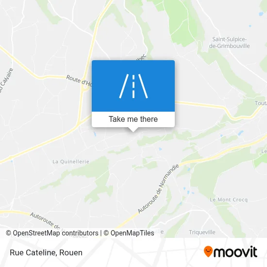 Rue Cateline map