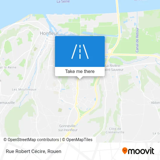 Mapa Rue Robert Cécire