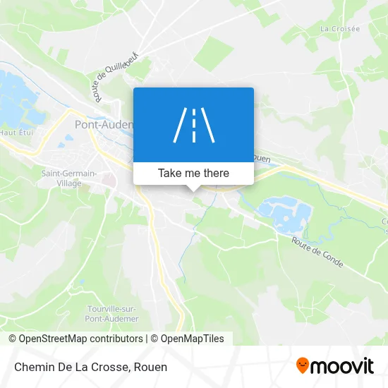 Chemin De La Crosse map