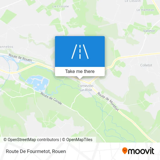Route De Fourmetot map