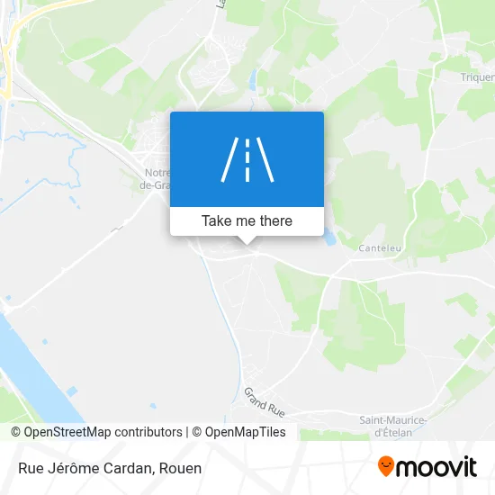 Rue Jérôme Cardan map