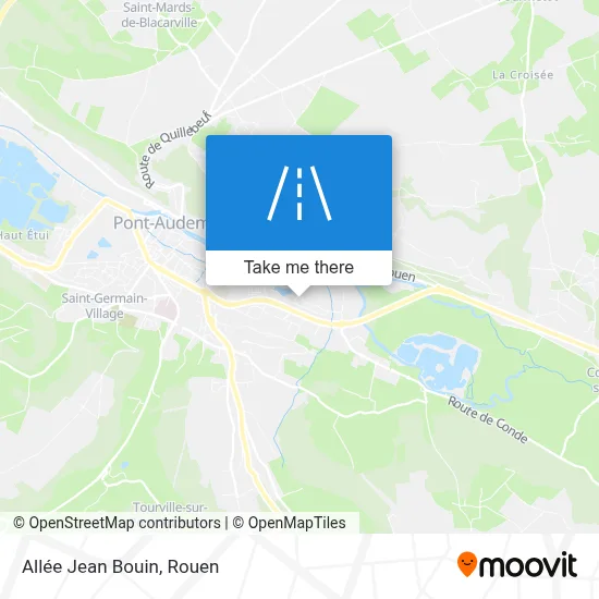 Allée Jean Bouin map