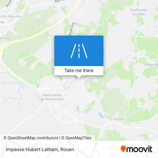 Impasse Hubert Latham map