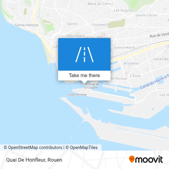 Quai De Honfleur map