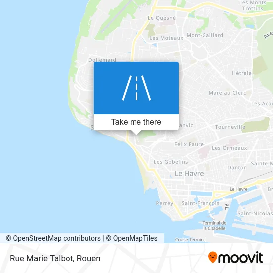 Rue Marie Talbot map