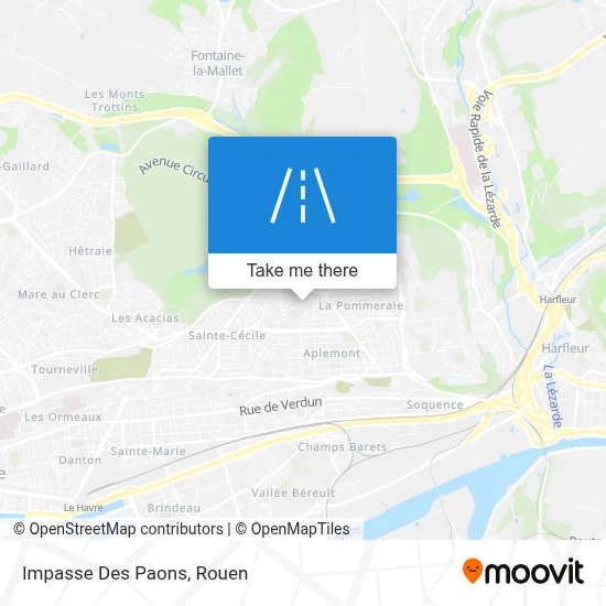 Impasse Des Paons map