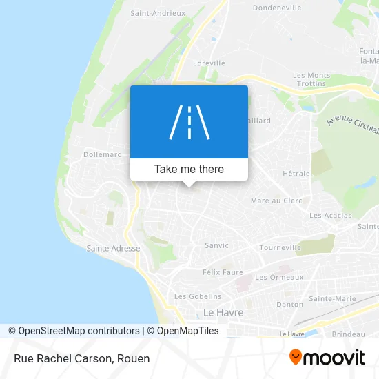 Mapa Rue Rachel Carson