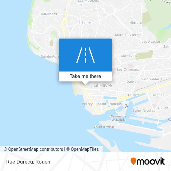 Mapa Rue Durecu