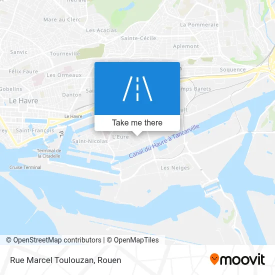 Rue Marcel Toulouzan map