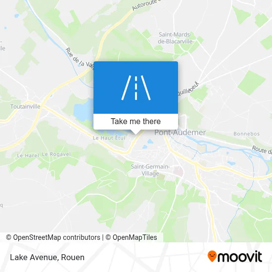 Avenue Du Lac map