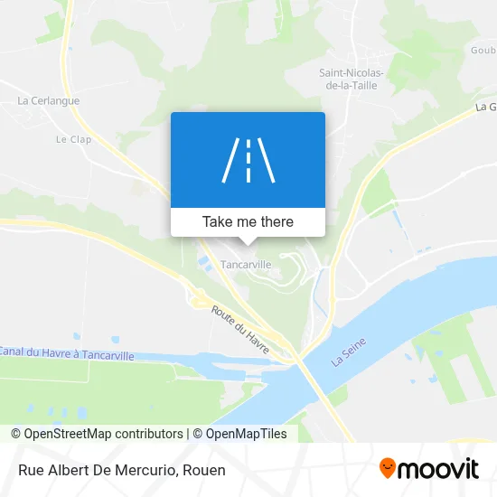 Rue Albert De Mercurio map