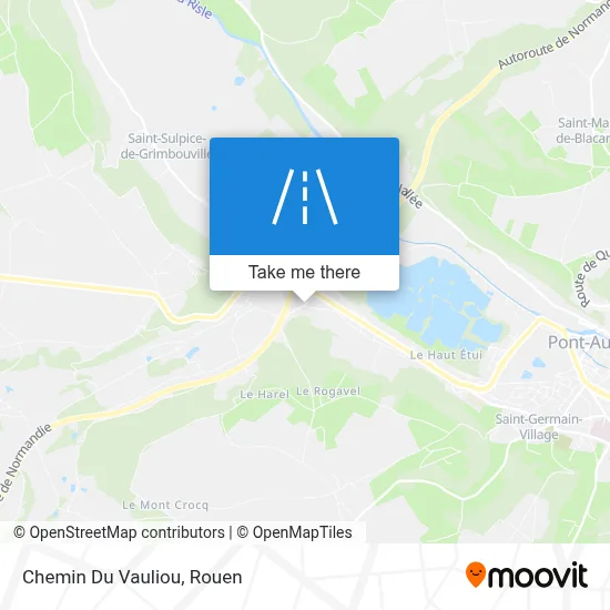 Chemin Du Vauliou map