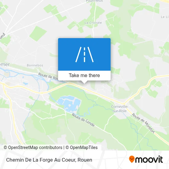 Chemin De La Forge Au Coeur map