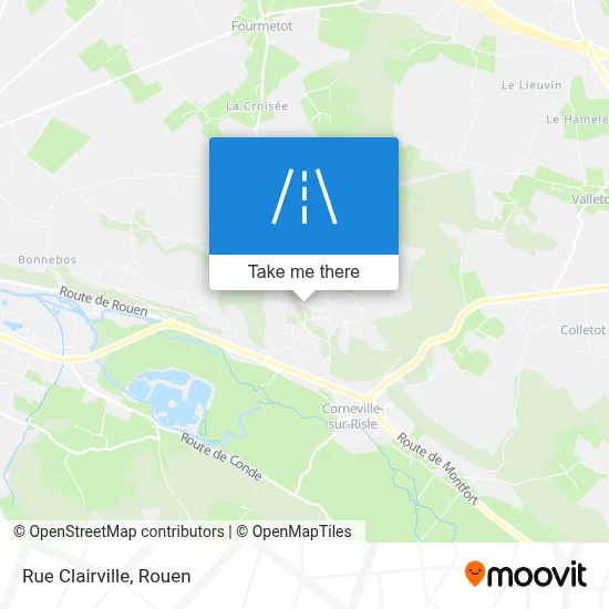 Rue Clairville map