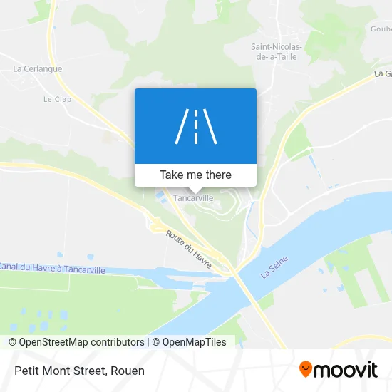 Rue Du Petit Mont map