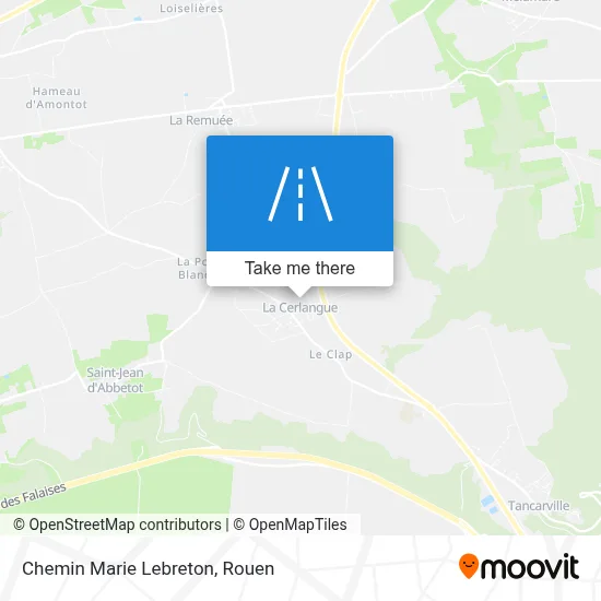Chemin Marie Lebreton map