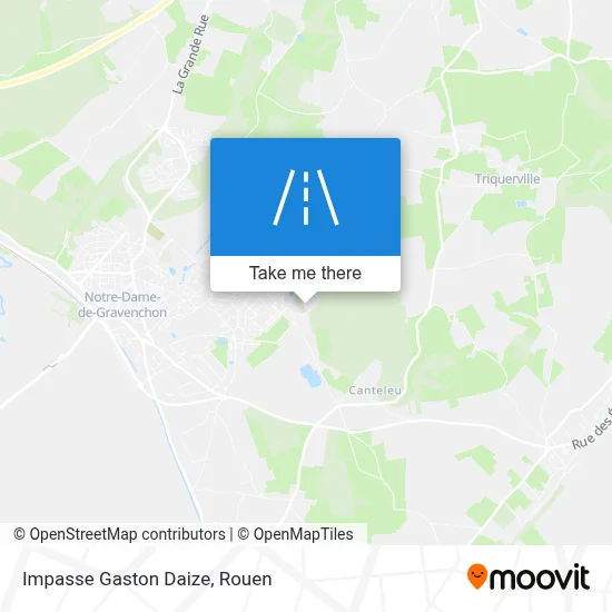 Impasse Gaston Daize map