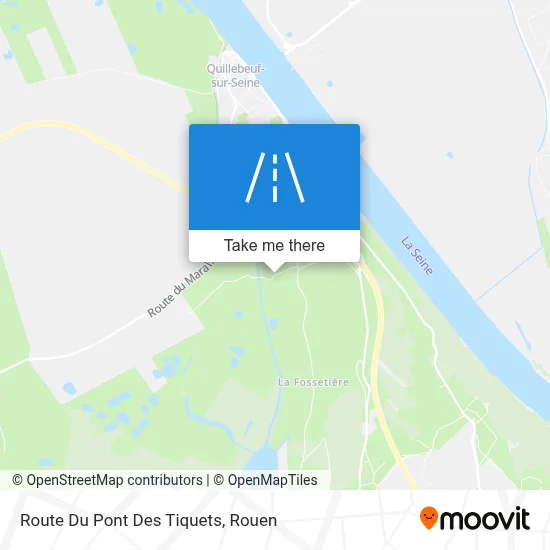 Route Du Pont Des Tiquets map