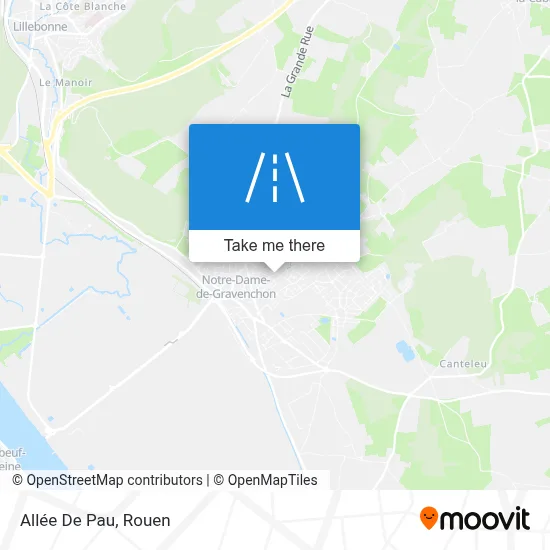 Allée De Pau map