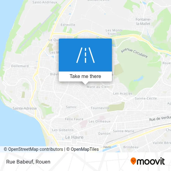 Mapa Rue Babeuf