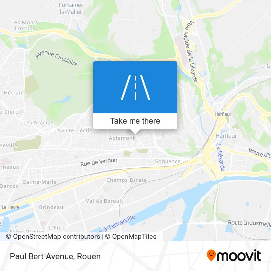 Avenue Paul Bert map