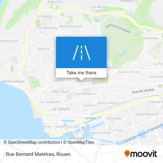 Rue Bernard Malétras map